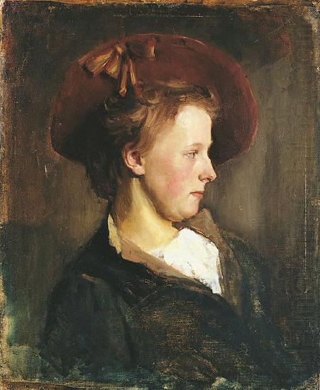 A Lady in a Red Hat, Paul Raud